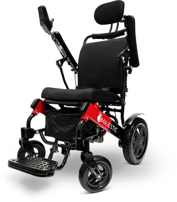 elektrische opvouwbare rolstoel met verstelbare rugleuning
