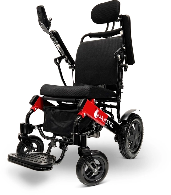 elektrische opvouwbare rolstoel met verstelbare rugleuning