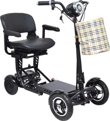 snelle opvouwbare scootmobiel 18 km/u