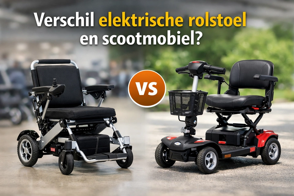 elektrische rolstoel of scootmobiel