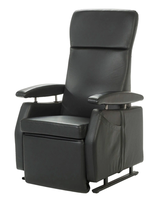 fitform vario sta-op stoel leer zwart