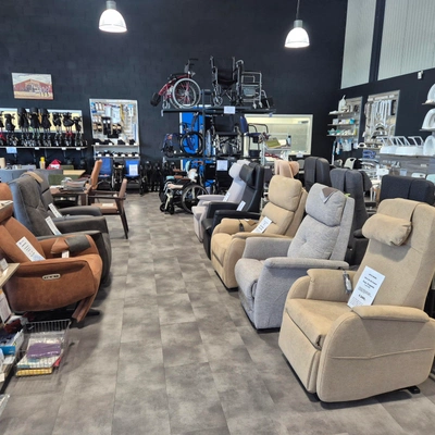 winkel met sta-op stoelen