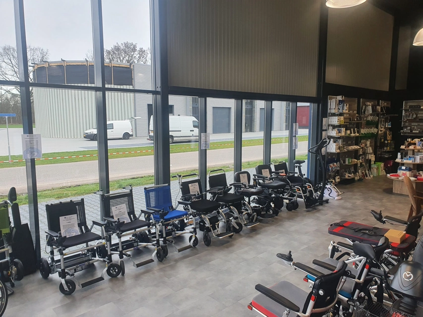 showroom opvouwbare elektrische rolstoelen