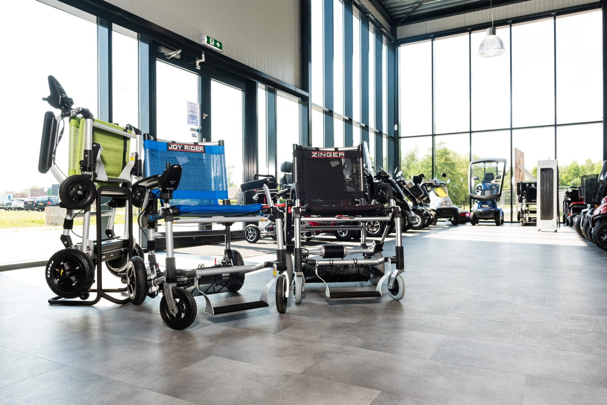 Showroom Splitrider rolstoel