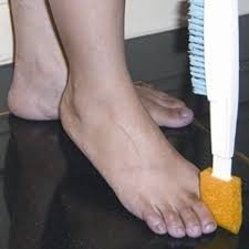 Able2 Voetborstel / Teenwasser Op Steel