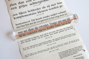 Schweizer Leesliniaal Vergrootglas 20 cm - 1.5 x vergroting