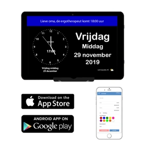 TZ Dayclocks Generations 10 - Kalenderklok - Beeldbellen - Agenda Functie