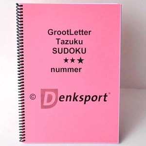 Denksport Groot Cijfer Sudoku Puzzelboek XL - 2 Of 3 Sterren