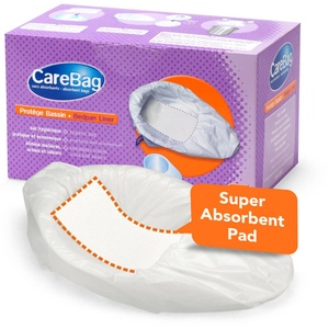 Carebag Hygiëne Opvangzak Ondersteek / Bedpan - 20 Stuks