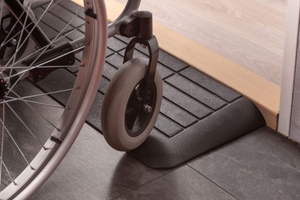 TZ Drempelhulp Rubber Met Schuine Oploopzijde