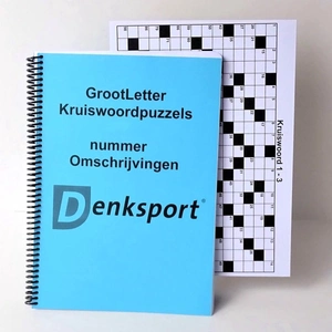Denksport Grootletter Kruiswoordpuzzel XL - 2, 3, 4 Of 5 Sterren