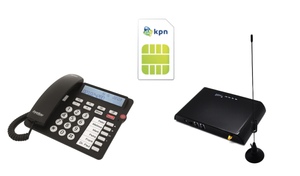 EasySaver GSM Gateway 4G - Mobiel Bellen Met Een Vaste Telefoon
