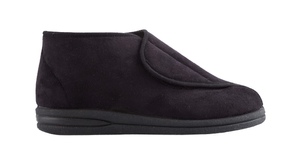 MSF Senioren Pantoffel – Hoog Model Zwart – Antislip Zool