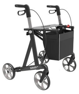 Rehasense Server HD Lichtgewicht XXL Rollator - Extra Brede Rollator