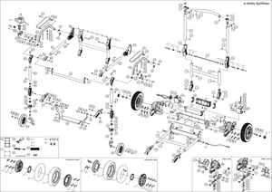 Onderdelen e-Ability Splitrider Rolstoel