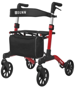 moderne rollator qunn lichtgewicht dubbel opvouwbaar