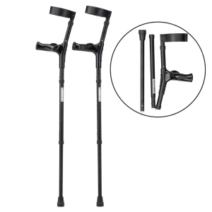 opvouwbare elleboogkruk met gesloten manchet per paar