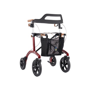 saljol allround rollator grote wielen rood