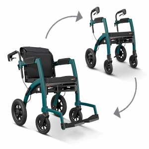 rollz motion performance rollator en rolstoel in 1 aanbieding