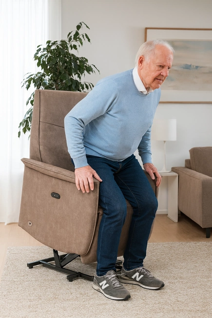 sta-op stoel op accu