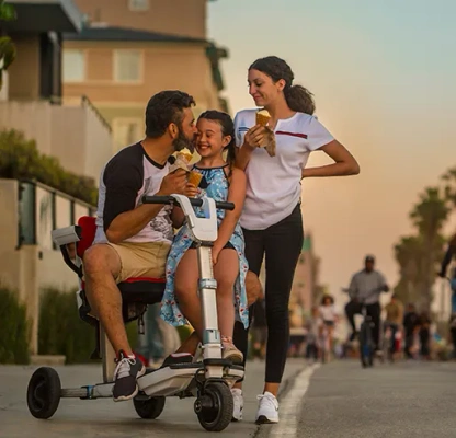 atto scootmobiel in gebruik sfeer foto