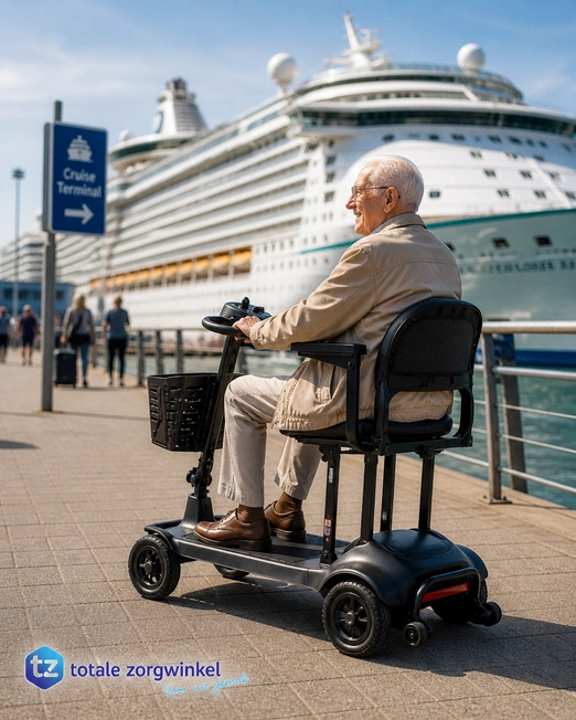 opvouwbare scootmobiel geschikt voor cruise