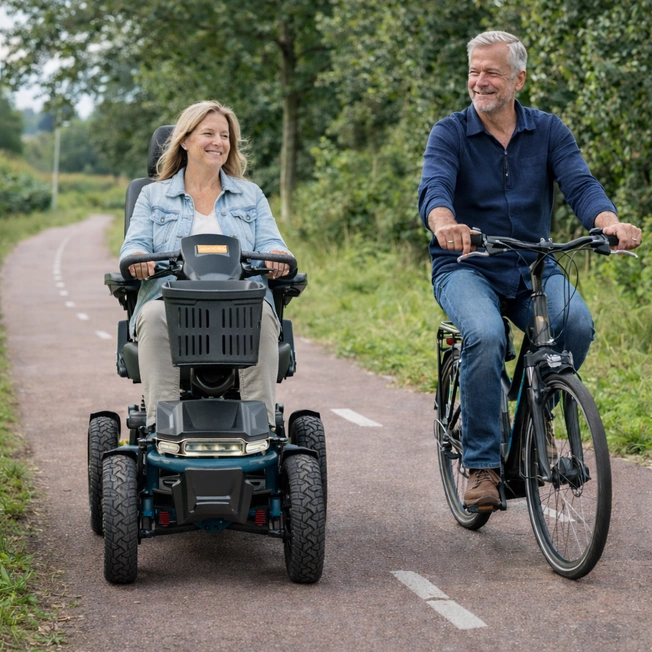 excel supernova scootmobiel in gebruik