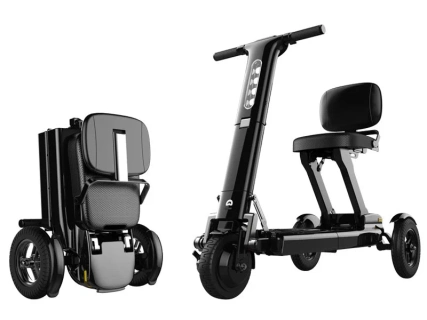 scootmobiel relync opvouwbaar tot een koffertje