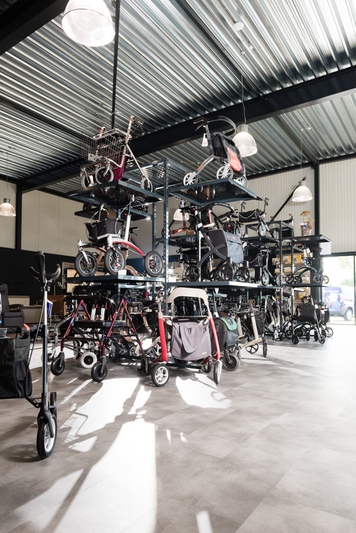 rollators op voorraad in onze showroom