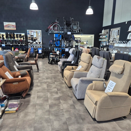 winkel met sta-op stoelen
