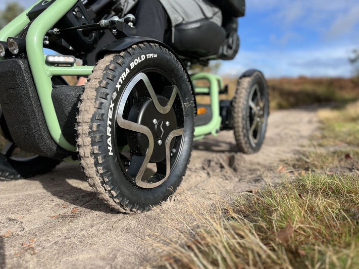 off road scootmobiel bospaden