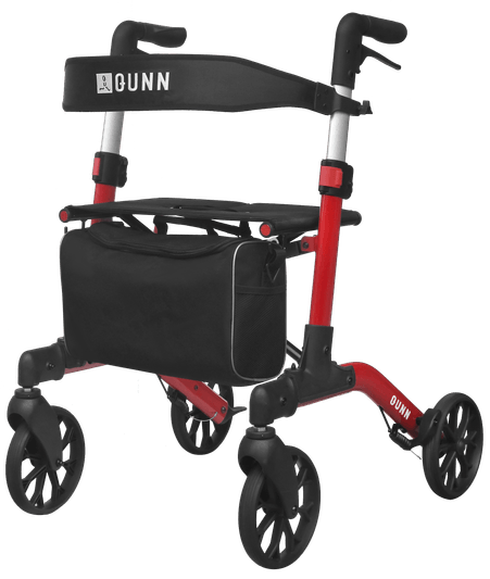 moderne rollator qunn lichtgewicht dubbel opvouwbaar