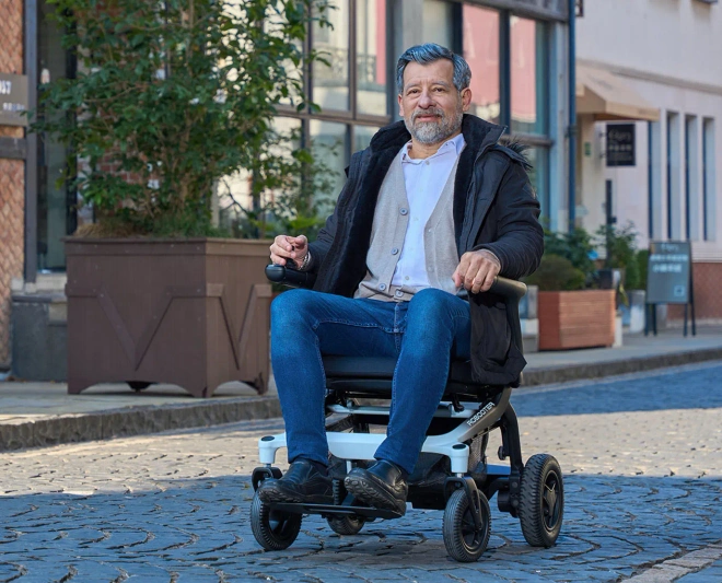 robooter e 80 elektrische rolstoel van carbon opklapbaar