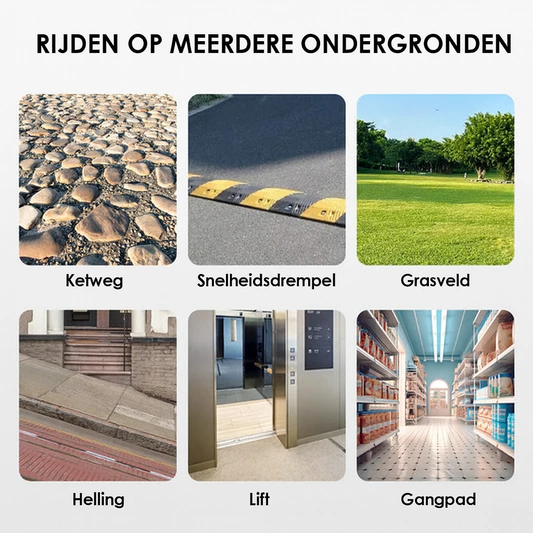elektrische rolstoel voor op zandpaden