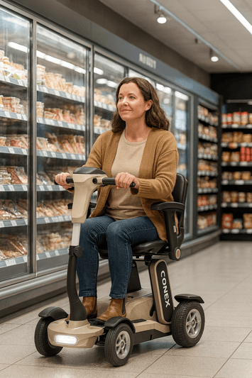 connex automatische opvouwbare scootmobiel