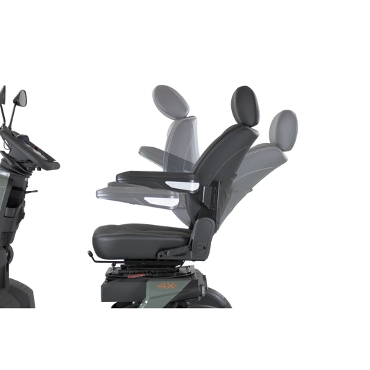 scootmobiel stoel in hoogte verstelbaar