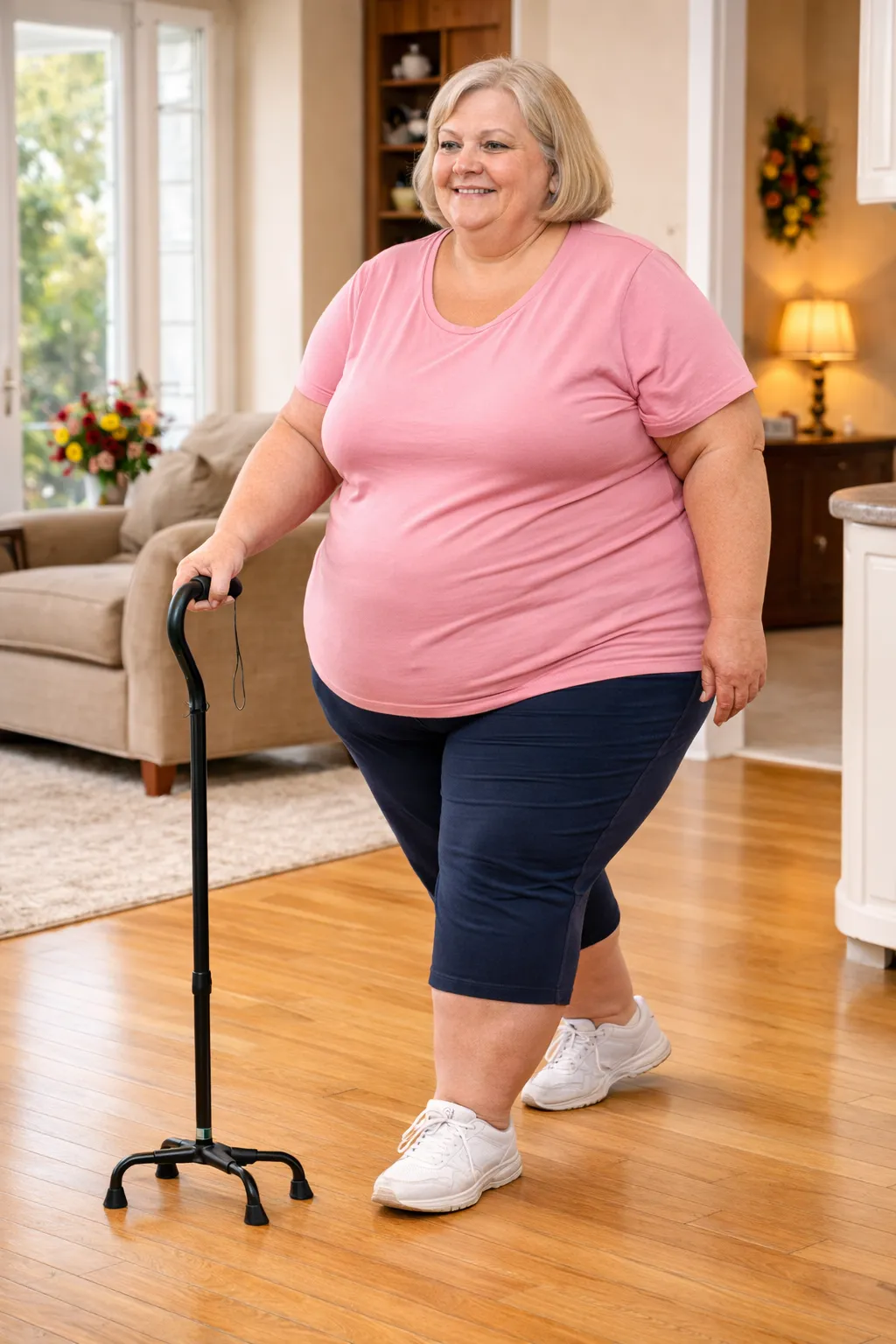 xxl 4 poot wandelstok 200 kg